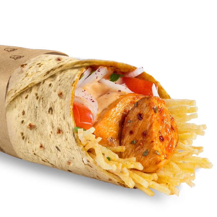 Soslu Tavuk Dürümle