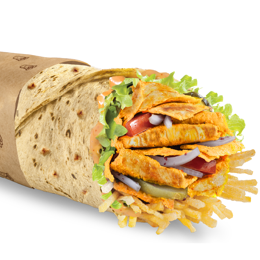 Soslu Tavuk Döner Dürümle